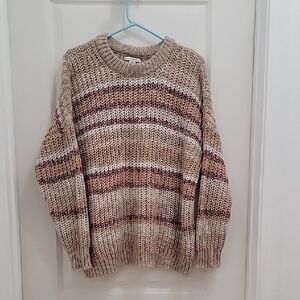 American Eagle Cream Knit Pullover
